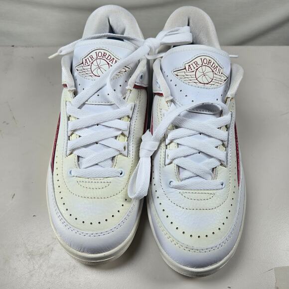 Nike Air Jordan 2 Low "UNC to Chicago" Red Blue Athletic Shoe Women's Size 7 - Picture 3 of 4